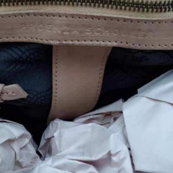 Proenza Schouler PS1 bag painted stripes gray blue purple beige black tan purple - Picture 6 of 12